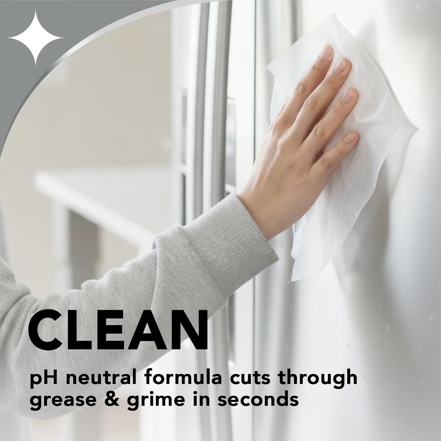 Weiman Stainless Steel Cleaner & Polish Kit, 3 Piece - Spray, Wipes & Cloth, Anti-Fingerprint, Removes Grease, Water Spots, Streaks & Residue, Polishing Cleaner Safe for Appliances, Sinks & Grills - Image 4