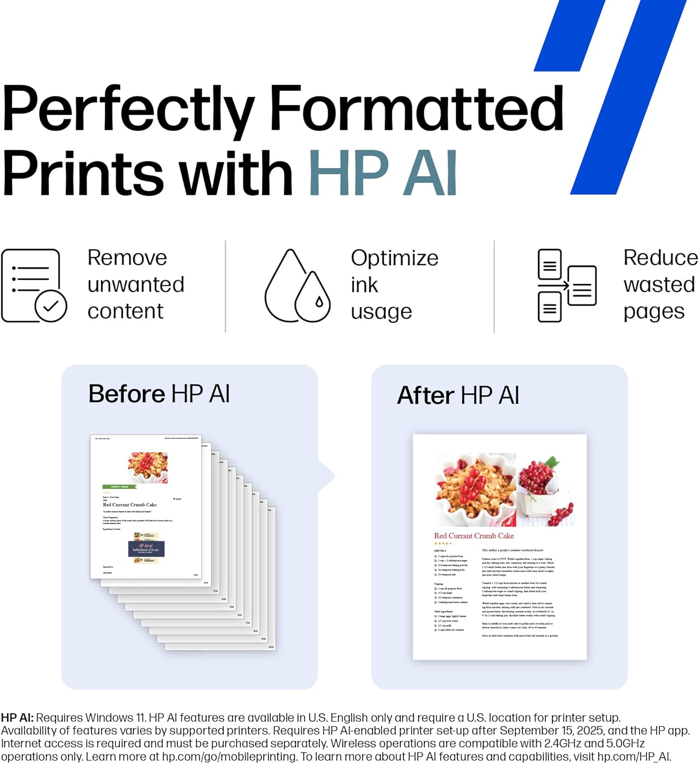 HP DeskJet 4255e Wireless All-in-One Color Inkjet Printer, Scanner, Copier, Best-for-home, 3 month Instant Ink trial included. This printer is only 2.4 ghz capable. AI-enabled (588S6A) - Image 4