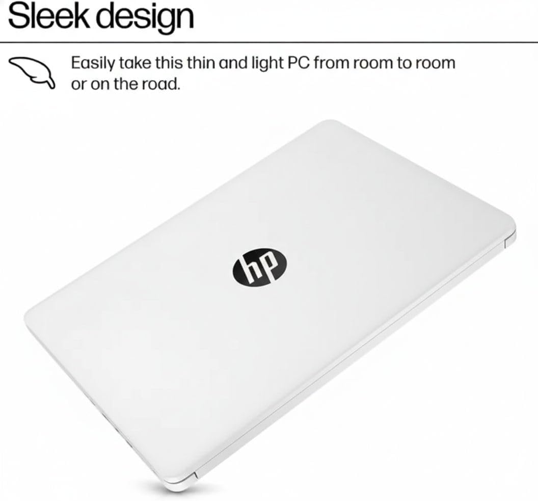 HP Ultrabook Laptop with Copilot AI • 2026 Edition • Latest Intel 4-Core N150 CPU • Microsoft Office 365 Included, 128GB SSD • Windows 11, Thin & Portable | w/o Mouse - Image 5