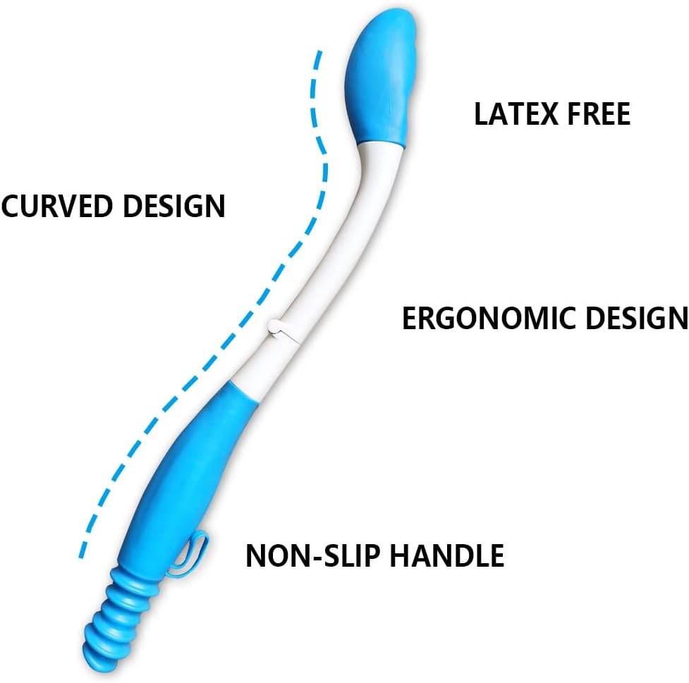 Foldable Butt Wiper Tool - Toilet Aids for Wiping Bottom Buddy Wiper Self Wipe Assist Wand - Daily Living Bathroom Aids for Limited Mobility - Image 4