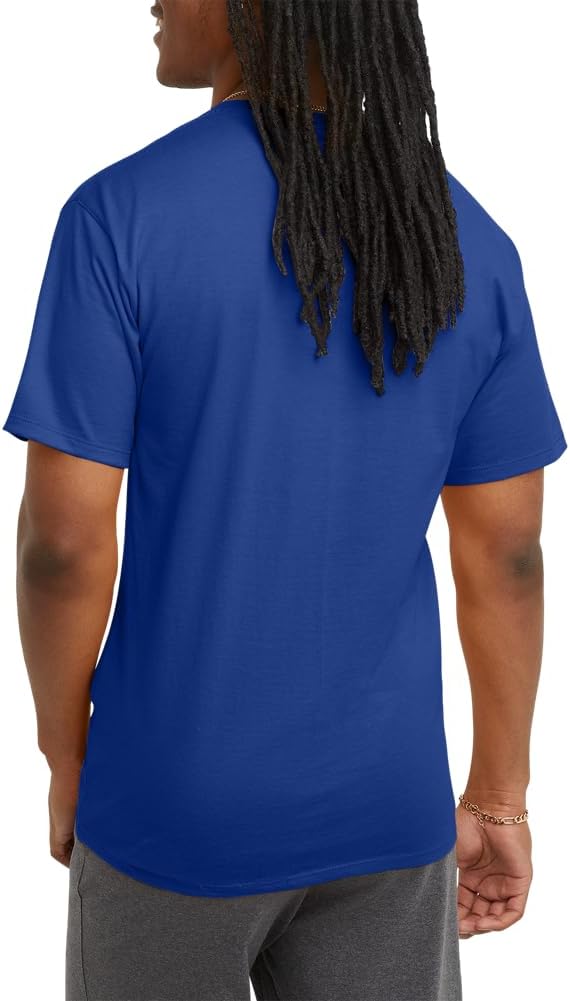 Champion Men's Classic Short Sleeve T-Shirt, Standard Fit, Midweight 100% Cotton, Available in Regular and Big & Tall - Image 5