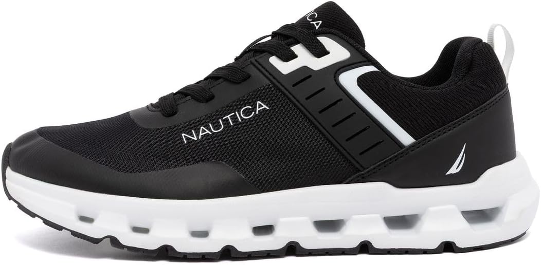 Nautica Mens Running Sneakers Sport Fashion Lace-Up Athletic Soft Shoes for Gym Tennis Men – Cushioned, Breathable, Lightweight & Comfortable - Image 2