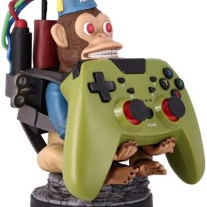 Exquisite Gaming: Call of Duty: Monkeybomb – Original Mobile Phone & Gaming Controller Holder, Device Stand, Cable Guys, Licensed Figure