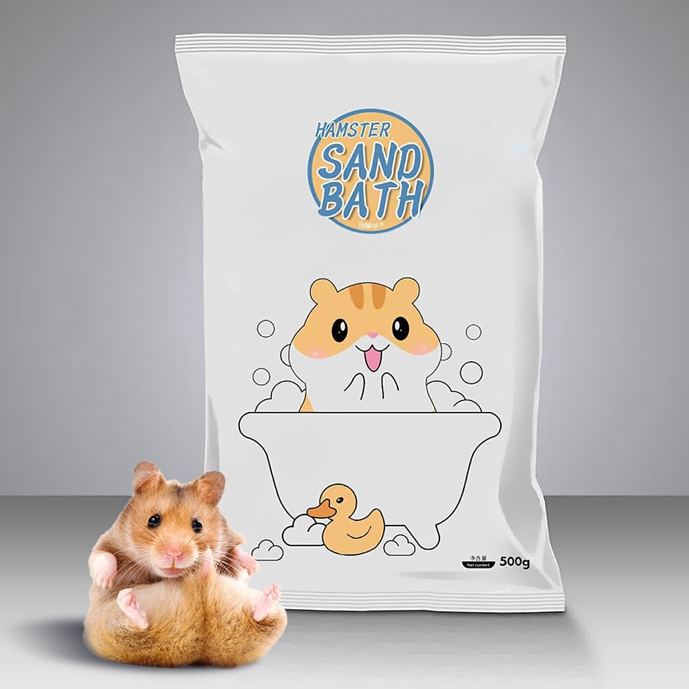 Hamster Bath Sand,SilicaSand,Sand Hamsters Bedding,Dust Free Sand for Hamster Mice and Small Animals (1.1, Pounds) - Image 5
