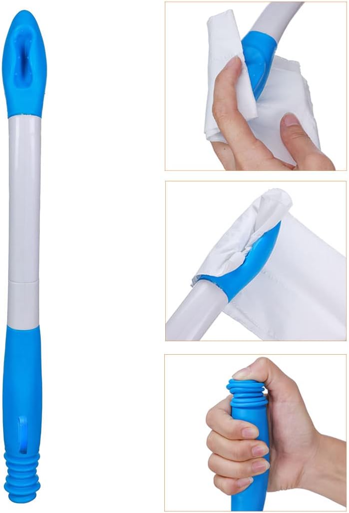 Foldable Butt Wiper Tool - Toilet Aids for Wiping Bottom Buddy Wiper Self Wipe Assist Wand - Daily Living Bathroom Aids for Limited Mobility - Image 5