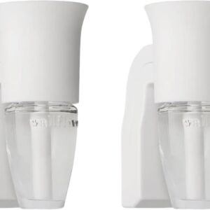 Bath & Body Works Wallflowers Fragrance Plug, White Flare Design, Plug-in Air Freshener Device for Bedrooms, Bathrooms & Living Spaces – 2 Pack