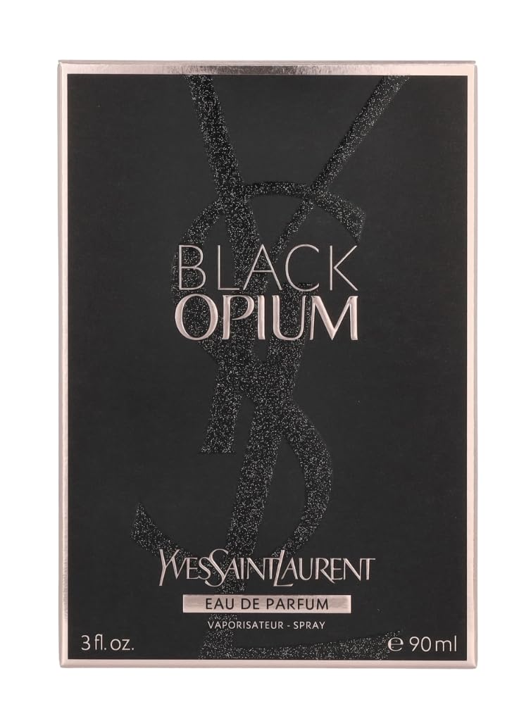 Yves Saint Laurent Eau De Parfum Spray for Women, Black Opium, 3 Ounce - Image 4