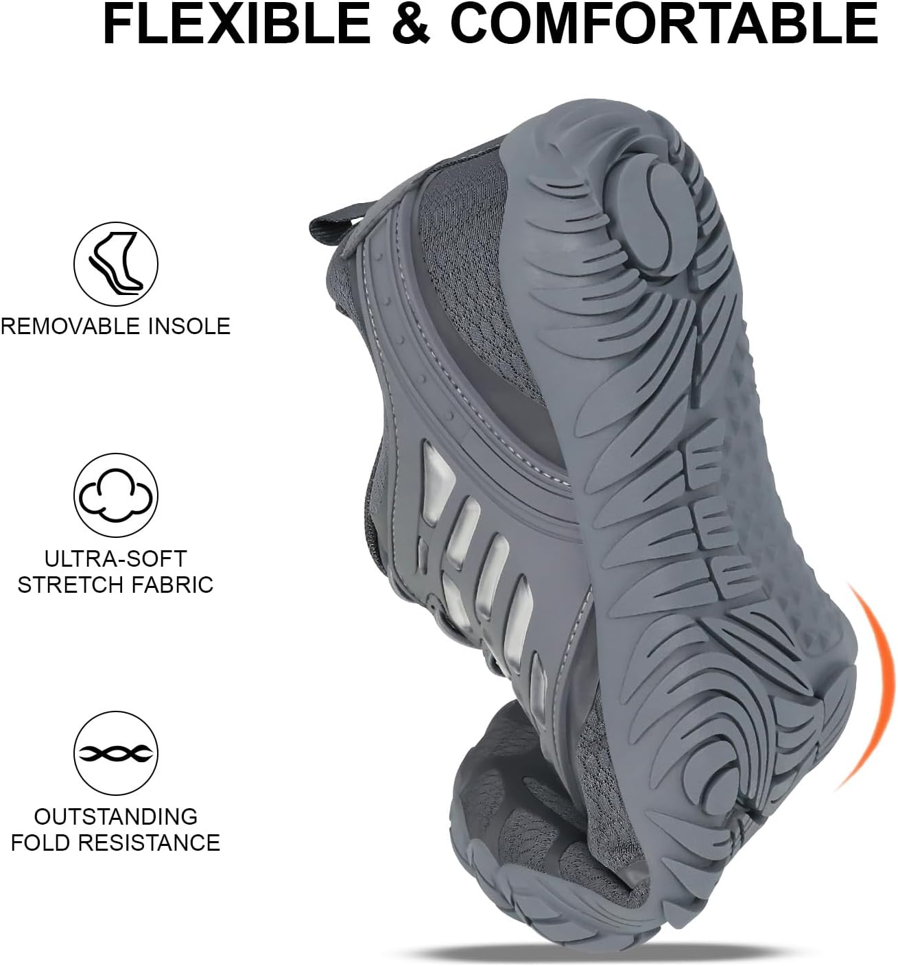 Barefoot Shoes Men Wide Toe Box Zero Drop Minimalist Shoes for Workout Cross-Trainer Walking Hiking Water Weightlifting Grounded Footwear - Image 6