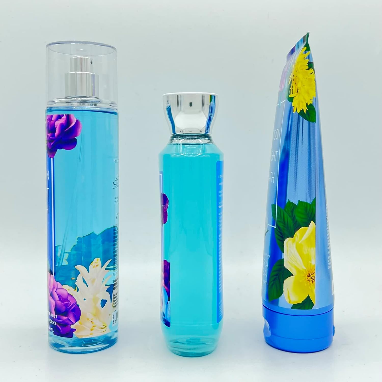 Bath & Body Works Moonlight Path Body Set - Shower Gel 10 Fl Oz, Fine Fragrance Mist 8 Fl Oz & Body Cream 8 Fl Oz - Image 2