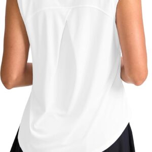 SANTINY Women’s Sleeveless Workout Tops Breathable Lightweight Active Tennis Yoga Shirts Athletic Running Tank Tops for Women