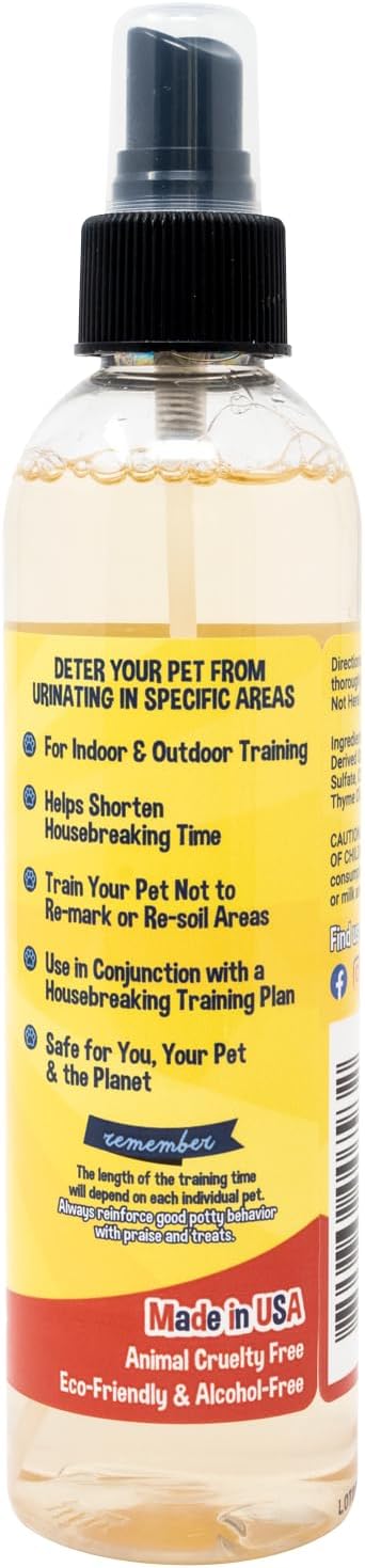 Bodhi Dog Not Here Spray - Trains Pets Where Not To Pee - Dog & Puppy Potty Training Spray to Stop Marking & Urinating Indoors or Outdoors - Safe for Furniture, Carpet & Floors - Made in USA (8 Fl Oz) - Image 5