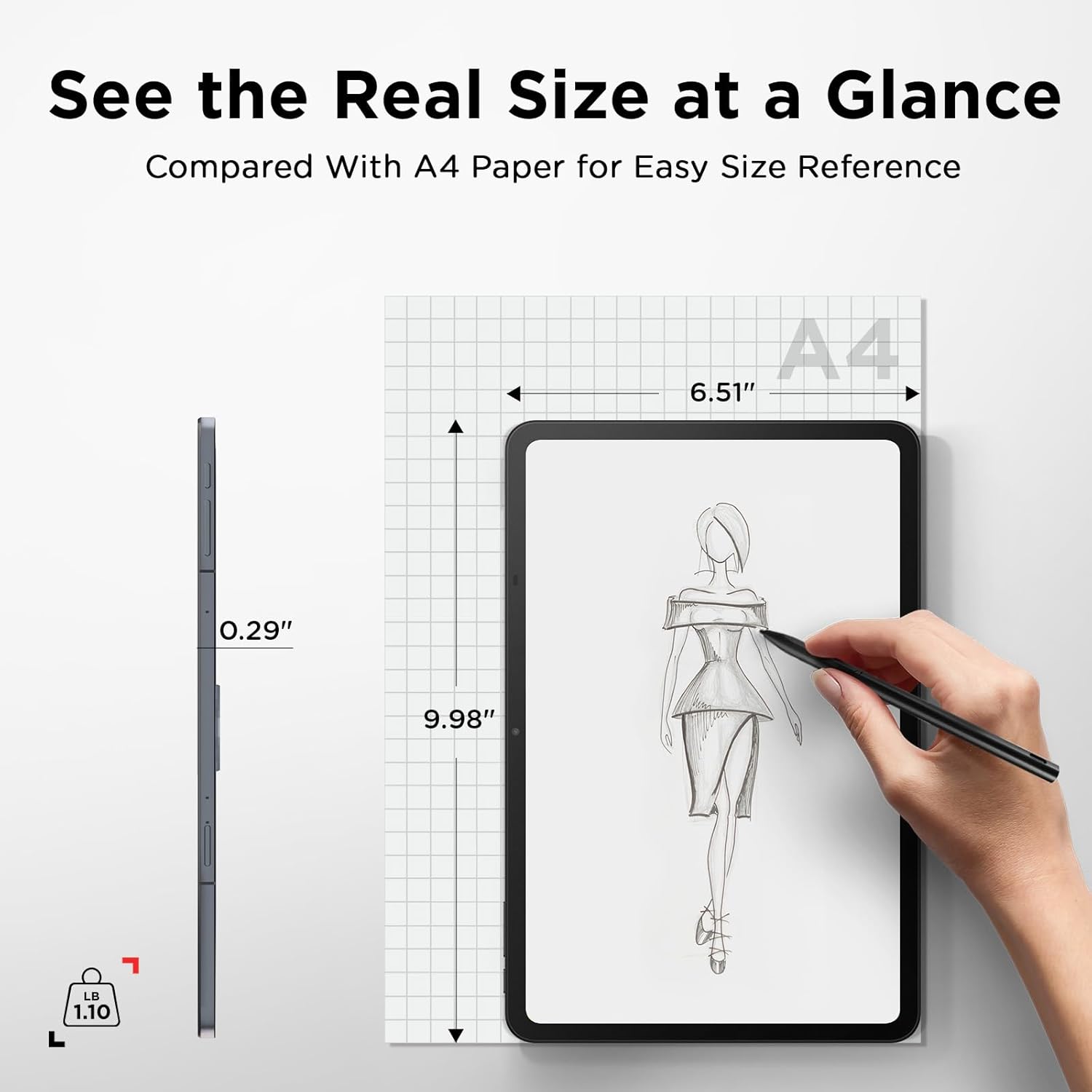 TCL NXTPAPER 11 Gen 2 Android Tablet, 11" Drawing Pad & Digital Notebook, Stylus & Flip Case Included, NXTPAPER 4.0 Display, Android 15, AI Tools, 6+6GB RAM, 64GB Storage, 8000mAh Battery, Gray - Image 9