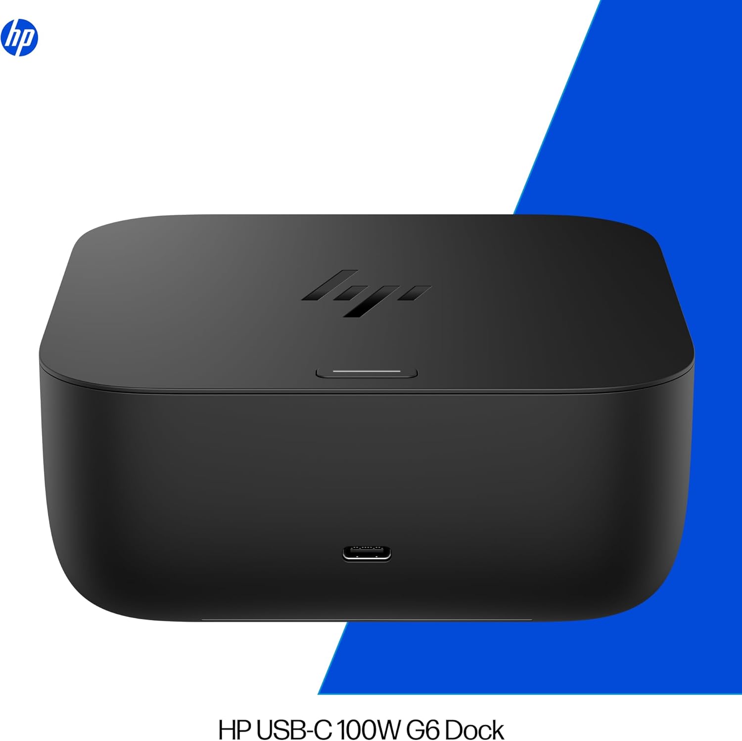 HP USB-C 100W G6 Dock, Future-Proof Design with Ambient LED Lighting and On-Screen Display Notifications, Additional USB-C Ports, Upgraded HDMI 2.1 Port, Upgraded to 120Hz Refresh Rate - Image 4