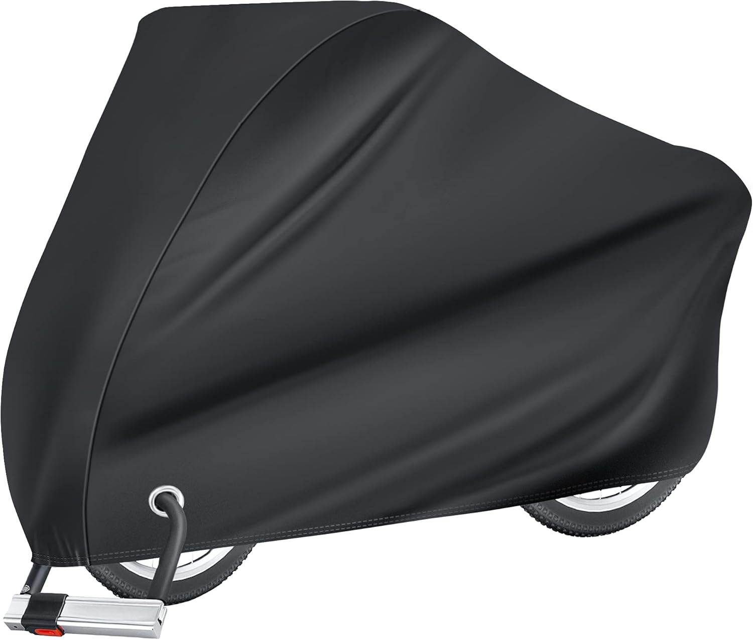 Puroma Bike Cover for 1/2/3 Bikes, Waterproof Outdoor Storage Bicycle Covers Rain Sun UV Dust Wind Proof with Lock Hole for Mountain Road Electric Bike