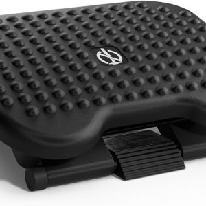 Staples Ergonomic Tilt Adjustable Footrest, Black
