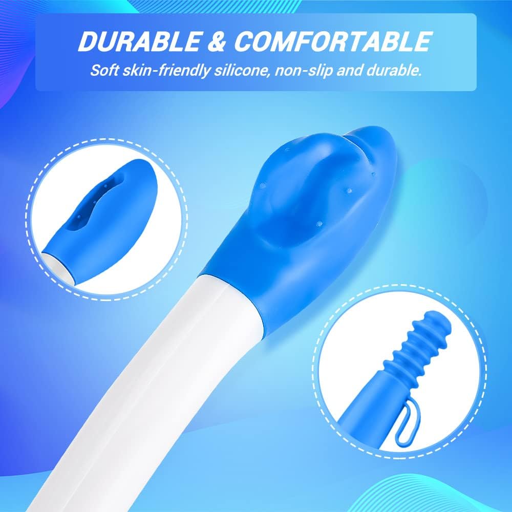 Jhua Foldable Butt Wiper Tool for Women Men Toilet Aids for Wiping 15.7" Long Comfort Bottom Buddy Wiping Aid, Self Wipe Assist Toilet Aids Wand for Disabled, Elderly, Overweight, Pregnant People - Image 3