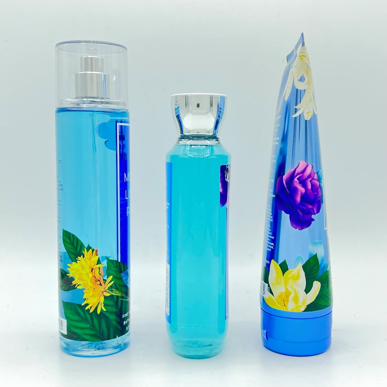 Bath & Body Works Moonlight Path Body Set - Shower Gel 10 Fl Oz, Fine Fragrance Mist 8 Fl Oz & Body Cream 8 Fl Oz - Image 4
