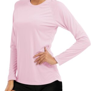 MAGCOMSEN Women’s Long Sleeve Shirts UPF 50+ Sun Protection Shirts for Hiking Fishing Workout Rash Guard