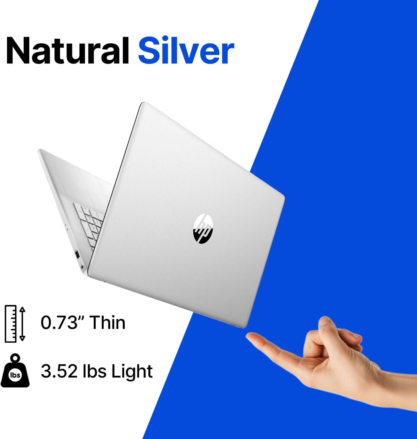 HP Pavilion 15.6" Touchscreen Laptop • 2026 Edition • AMD Ryzen 5 7520U • 8GB RAM • 256GB PCle SSD • Bluetooth • Copilot AI • Wi-Fi 6 • Windows 11 • Ready for School & Work - Image 7
