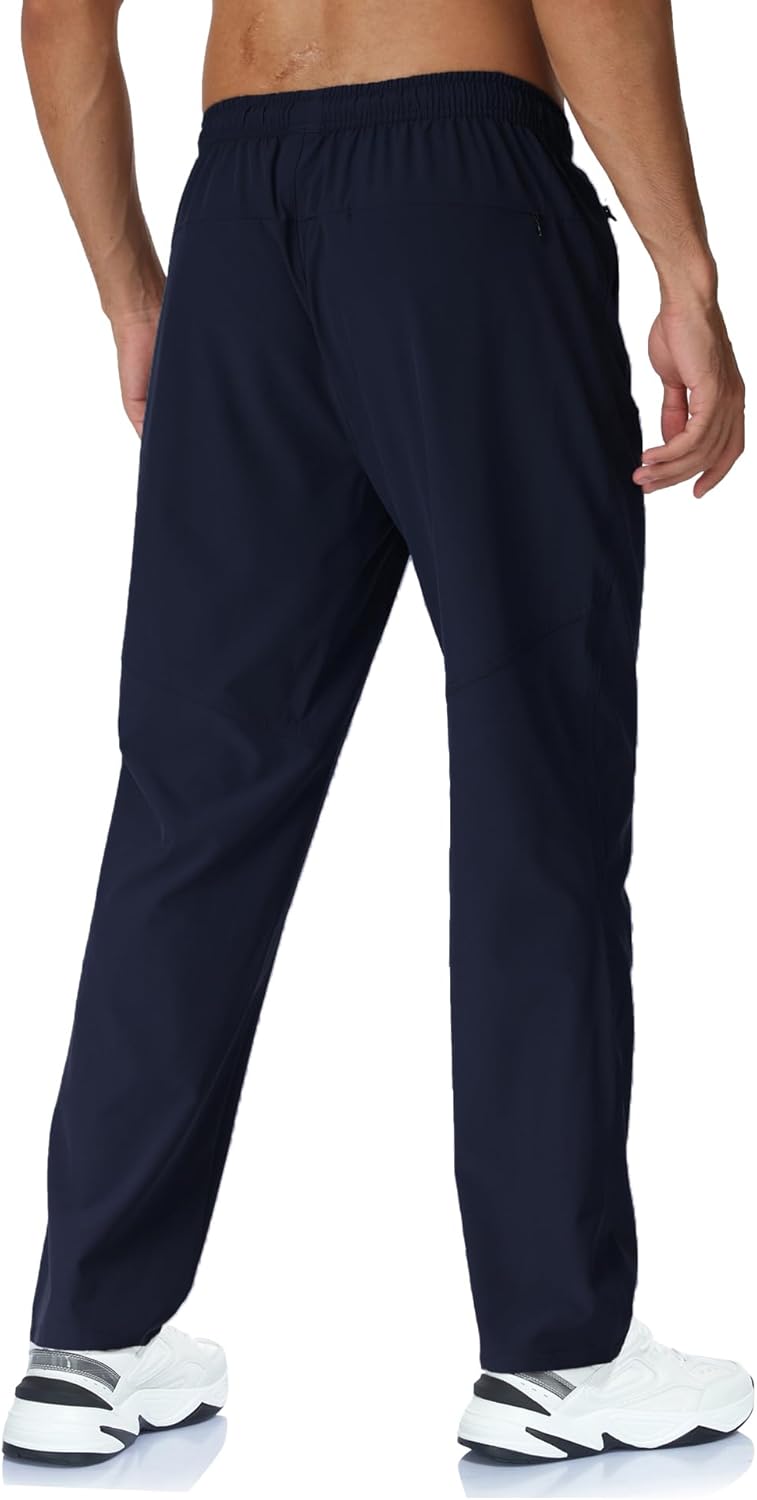 Rapoo Mens Lightweight Hiking Pants Quick Dry Stretch Joggers for Running Workout Casual - Image 3