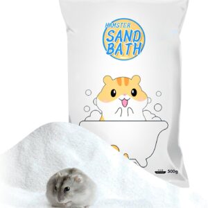 Hamster Bath Sand,SilicaSand,Sand Hamsters Bedding,Dust Free Sand for Hamster Mice and Small Animals (1.1, Pounds)