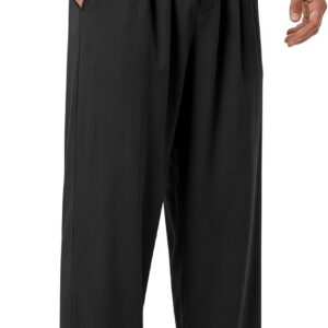 Mens Pajama Pants – Moisture Wicking Bamboo Viscose Cotton Soft Cooling Sleep Bottoms for Home & Lounge