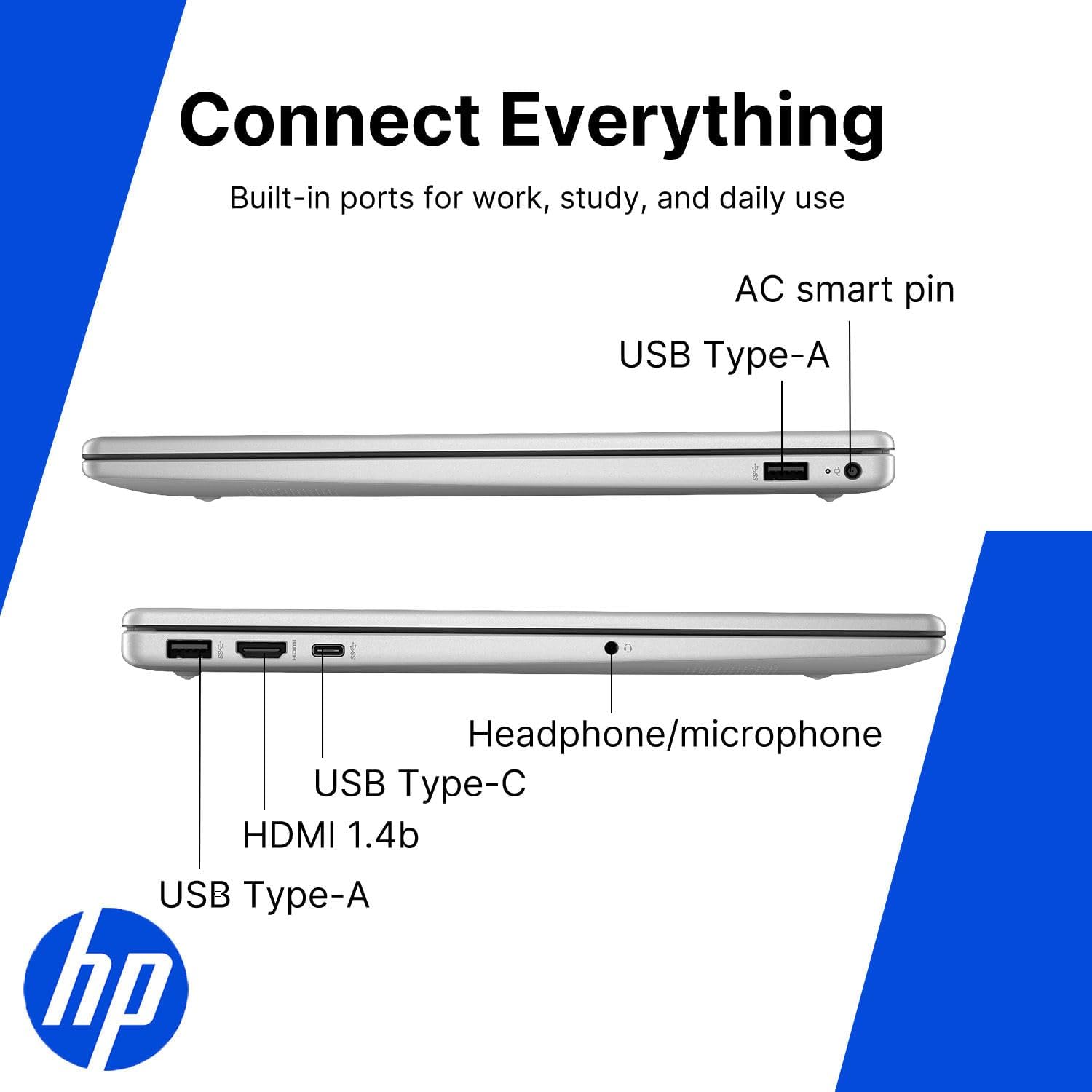 HP Pavilion 15.6" Touchscreen Laptop • 2026 Edition • AMD Ryzen 5 7520U • 8GB RAM • 256GB PCle SSD • Bluetooth • Copilot AI • Wi-Fi 6 • Windows 11 • Ready for School & Work - Image 4