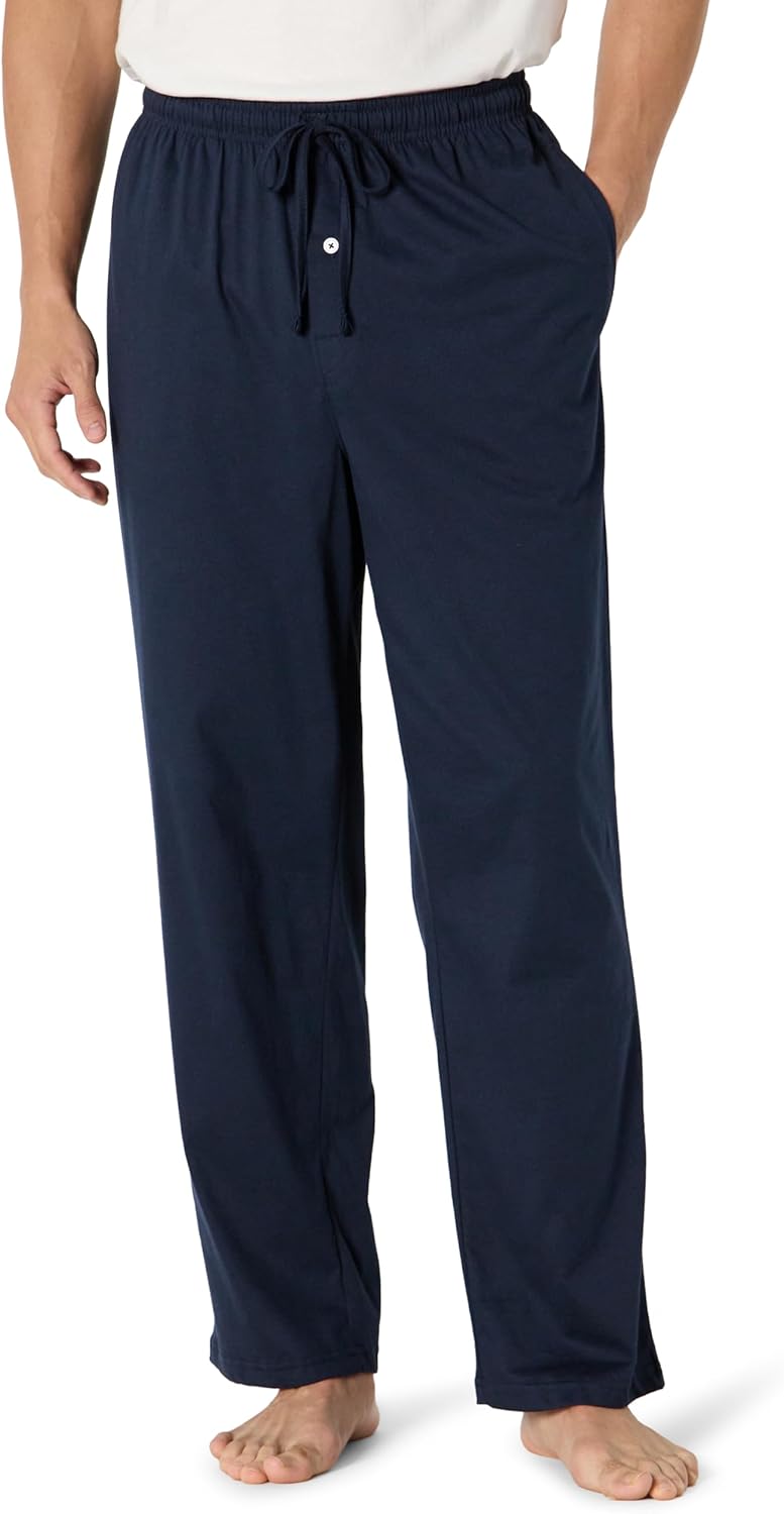 Amazon Essentials Men's Cotton Knit Pajama Pant