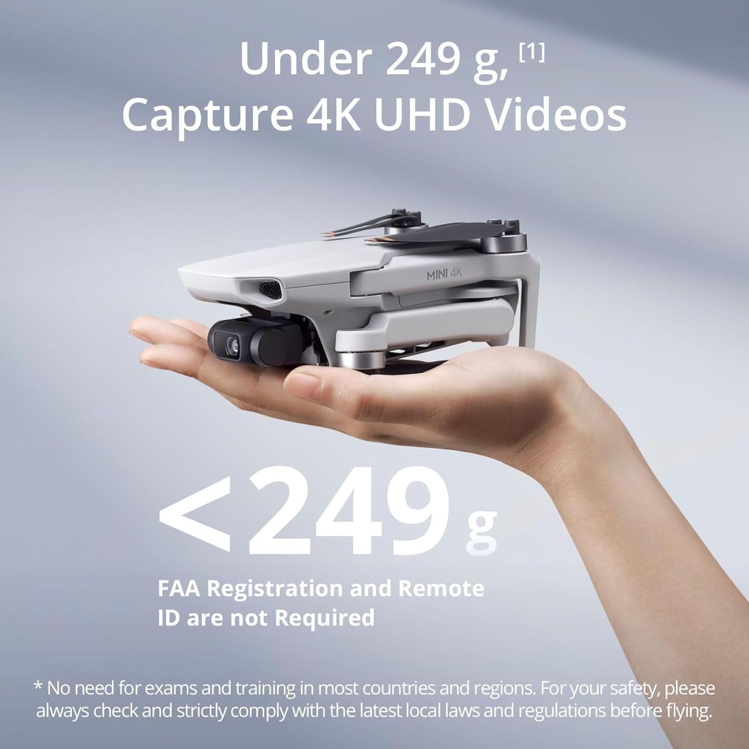 DJI Mini 4K Fly More Combo, Drone with 4K UHD Camera for Adults, Under 249 g, 3-Axis Gimbal Stabilization, 10km Video Transmission, Auto Return, 3 Batteries for 93-Min Max Flight Time, QuickShots - Image 2