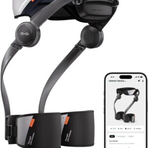 Hypershell X Go Exoskeleton, Leg Strength with 400 W Output, 15 km Battery Range, 6 Intelligent Modes, IP54 Waterproof for Daily and Outdoor Activities, Walking, Hiking, Running, No Charger