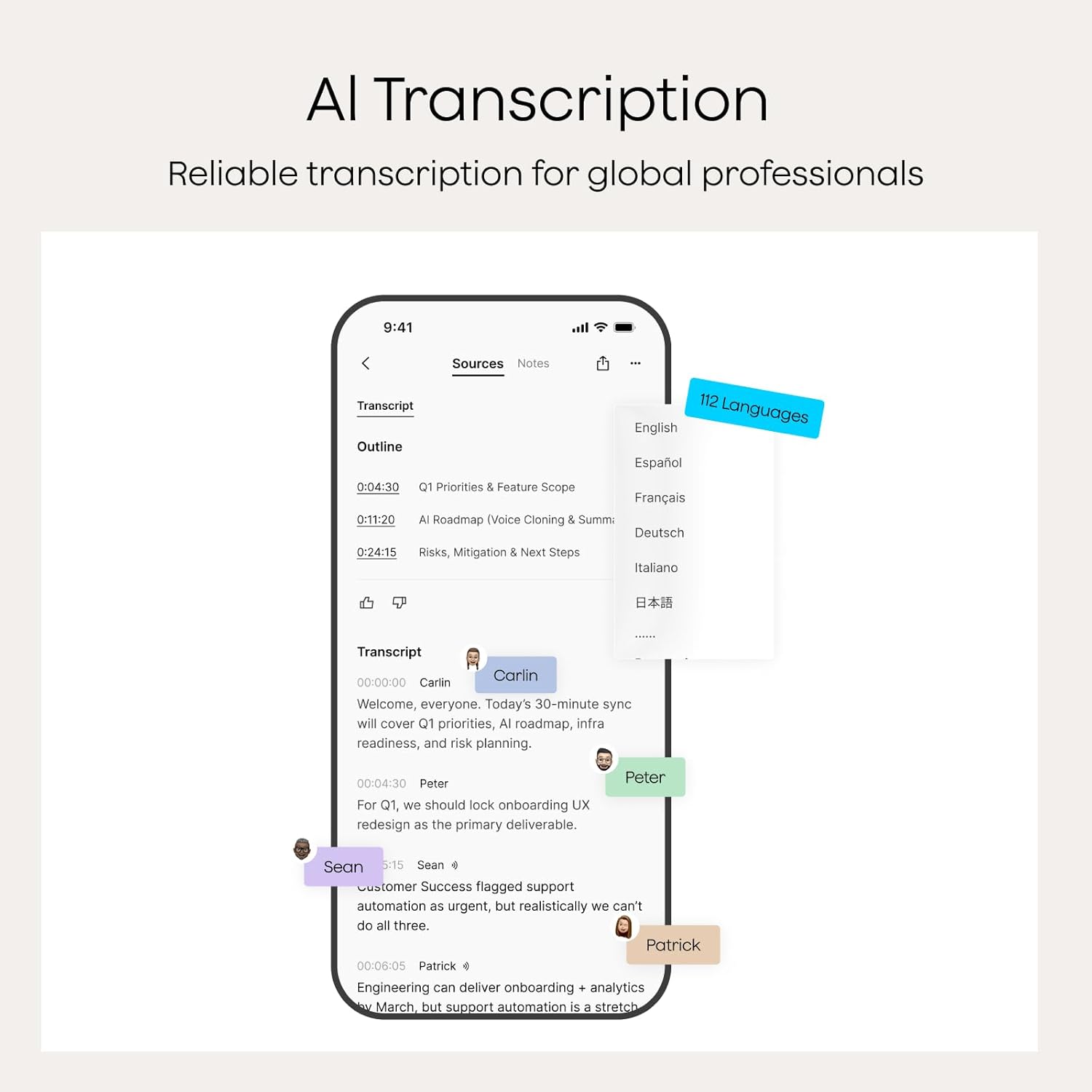 Plaud NotePin S AI Voice Recorder, Wearable AI Notetaker, AI Transcribe & Summarize, Support 112 Languages, 64GB Memory, Audio Recorder for Meetings Interviews with 4 Accessories - Image 6