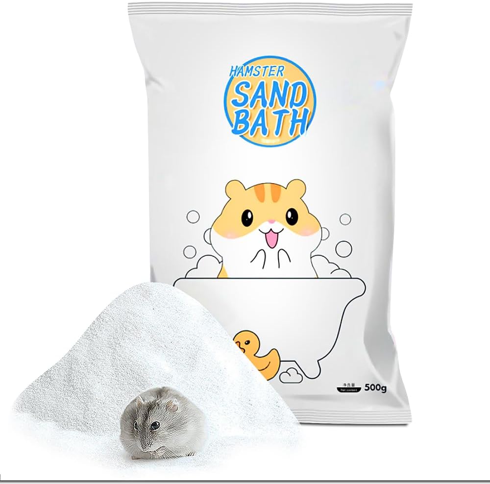 Hamster Bath Sand,SilicaSand,Sand Hamsters Bedding,Dust Free Sand for Hamster Mice and Small Animals (1.1, Pounds) - Image 6