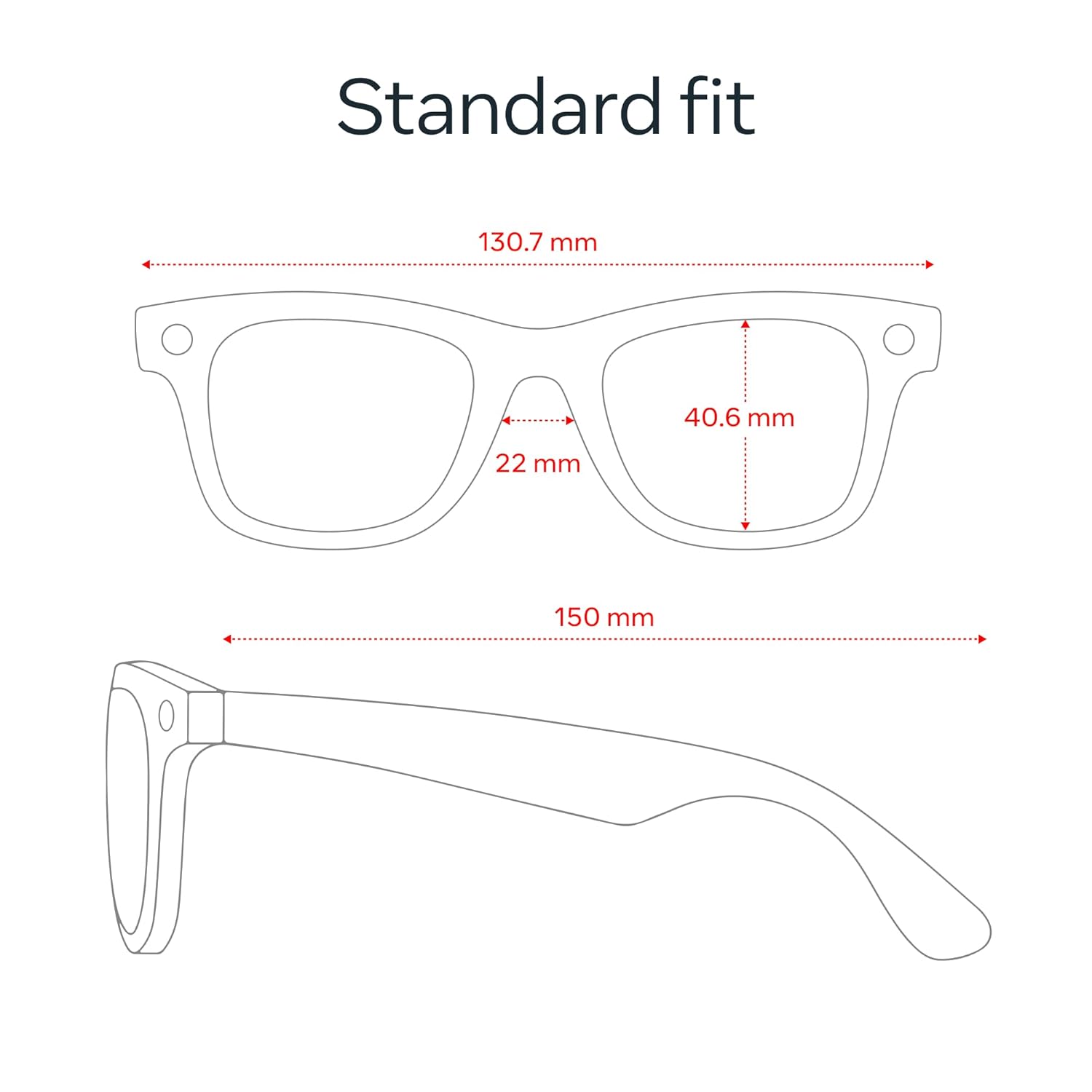 Ray-Ban Meta (Gen 2), Wayfarer, Matte Black | Smart AI Glasses for Men, Women — 2X Battery Life — 3K HD Resolution — 12 MP Ultra-Wide Camera, Audio, Video — Clear Lenses — Wearable Technology - Image 6