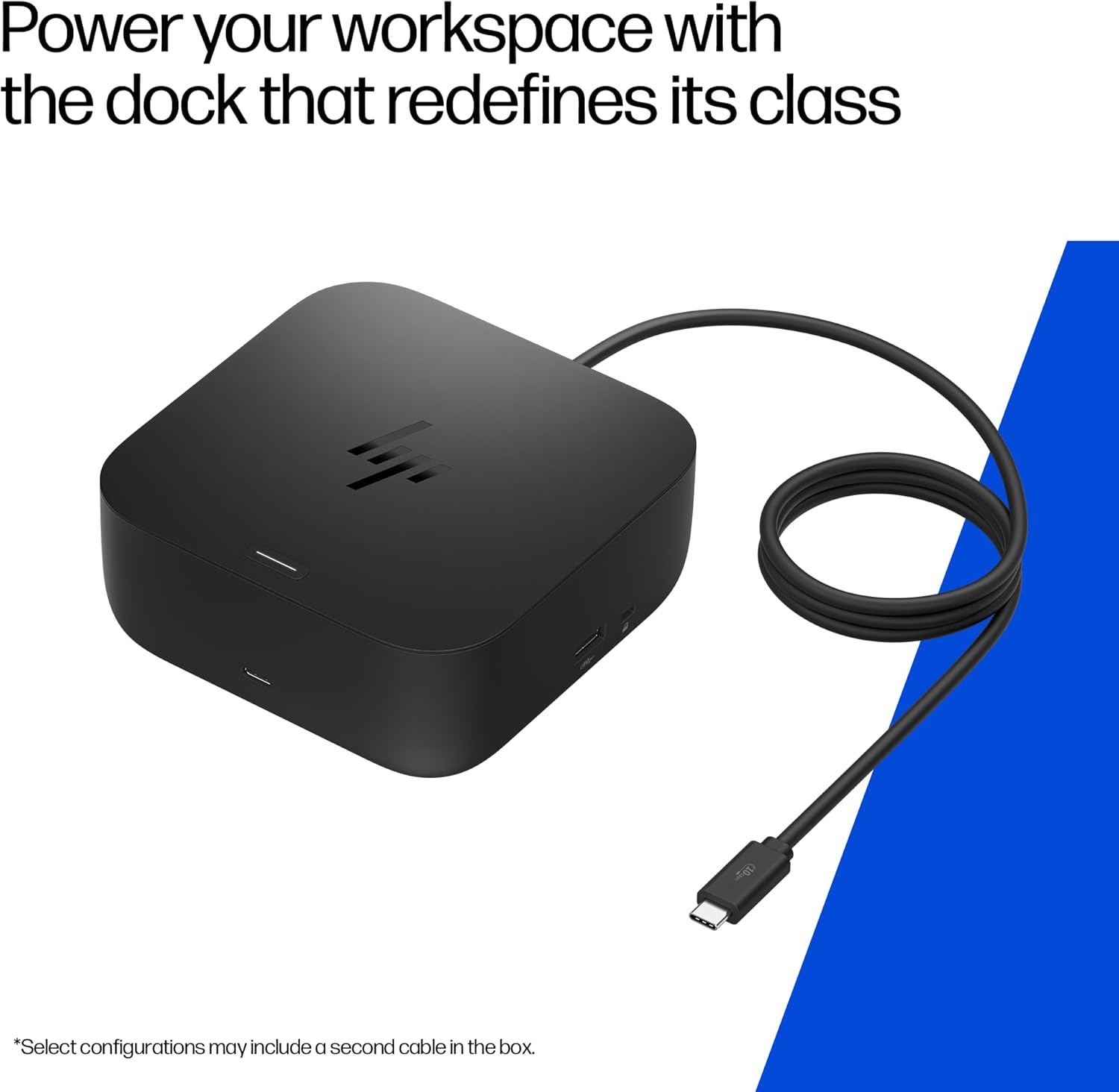 HP USB-C 100W G6 Dock, Future-Proof Design with Ambient LED Lighting and On-Screen Display Notifications, Additional USB-C Ports, Upgraded HDMI 2.1 Port, Upgraded to 120Hz Refresh Rate - Image 5
