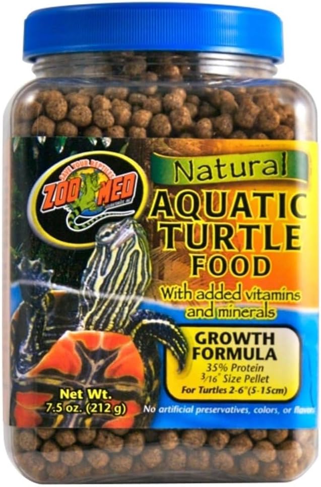 Zoo Med Aquatic Turtle Food Growth Formula 7.5 oz. - Image 2