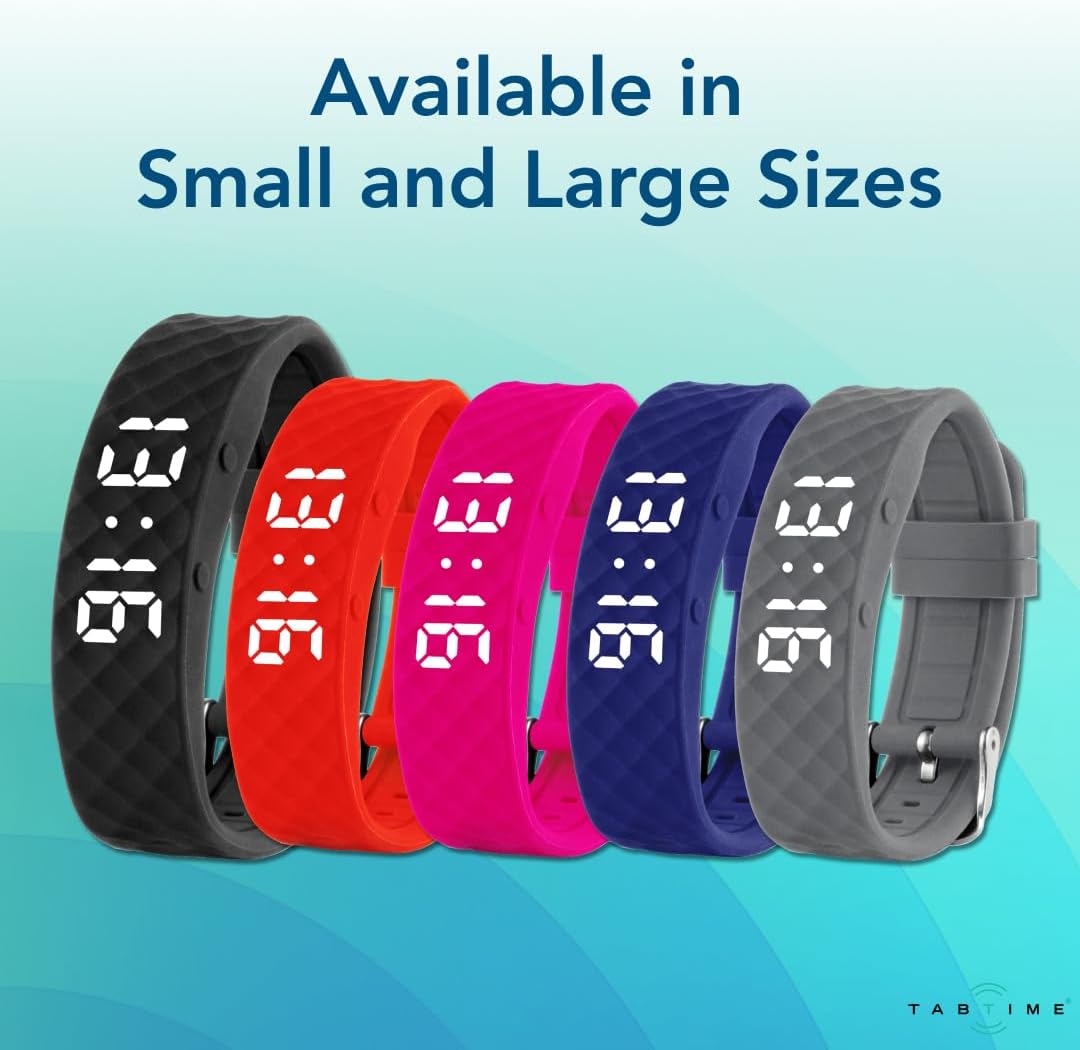 Tabtime Vibrating Alarm Reminder Watch - with up to 10 Personal Alarms or Pill Reminders per Day - Image 6