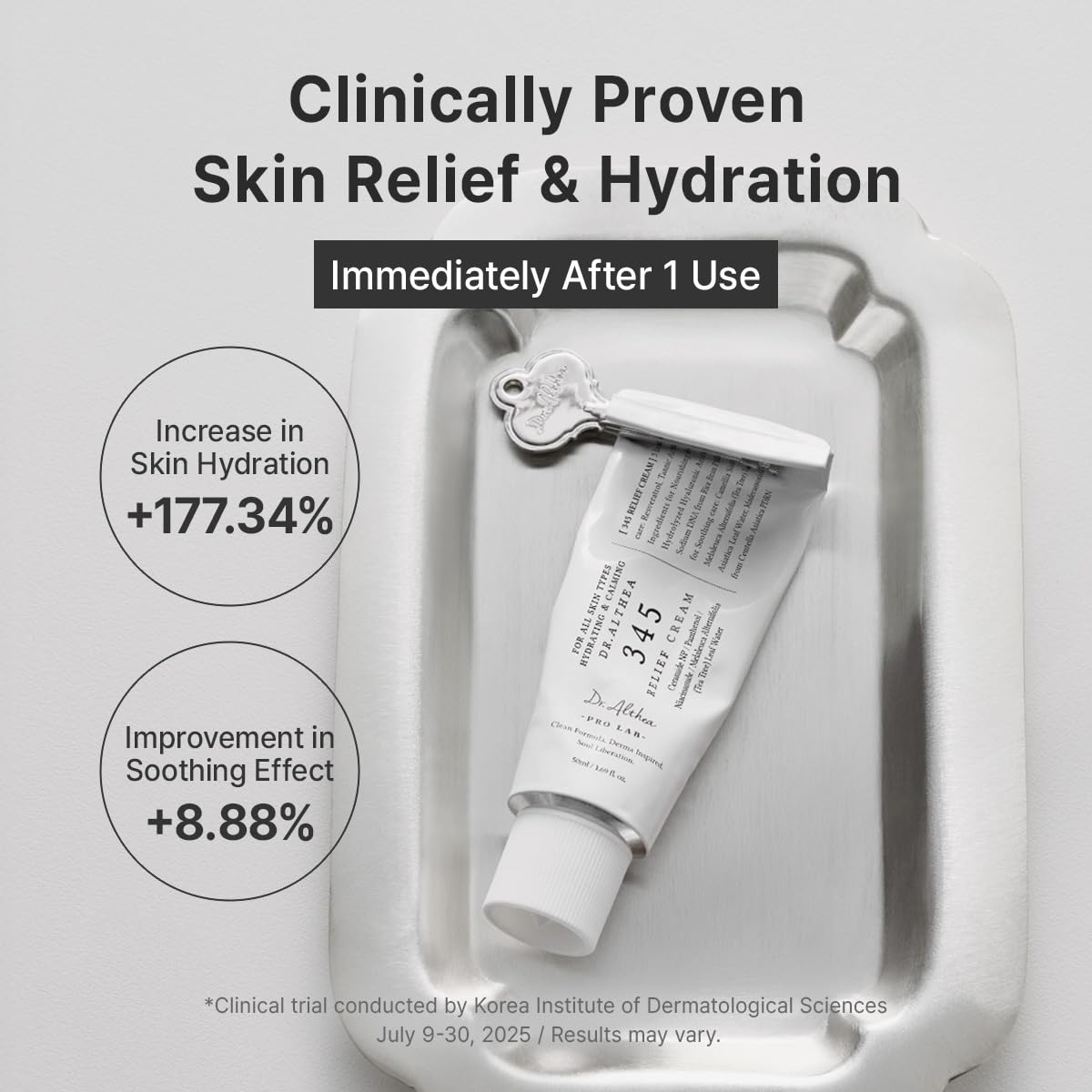 Dr.Althea 345 Relief Cream | Daily Face Moisturizer for Soothing Recovery and Blemish Care with PDRN & Niacinamide | Korean Vegan Skincare for All Skin Types, 1.69 Fl Oz (Ver.2 - Pack of 1) - Image 5