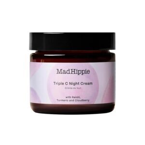 Mad Hippie Triple C Night Cream – Face Moisturizer, Skin-Brightening, Anti-Aging Skin Care with 3 Forms of Vitamin C, 2.1 Oz