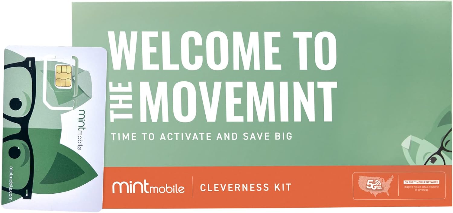 $20/mo. Mint Mobile Phone Plan with 15GB of 5G-4G LTE Data + Unlimited Talk & Text for 3 Months