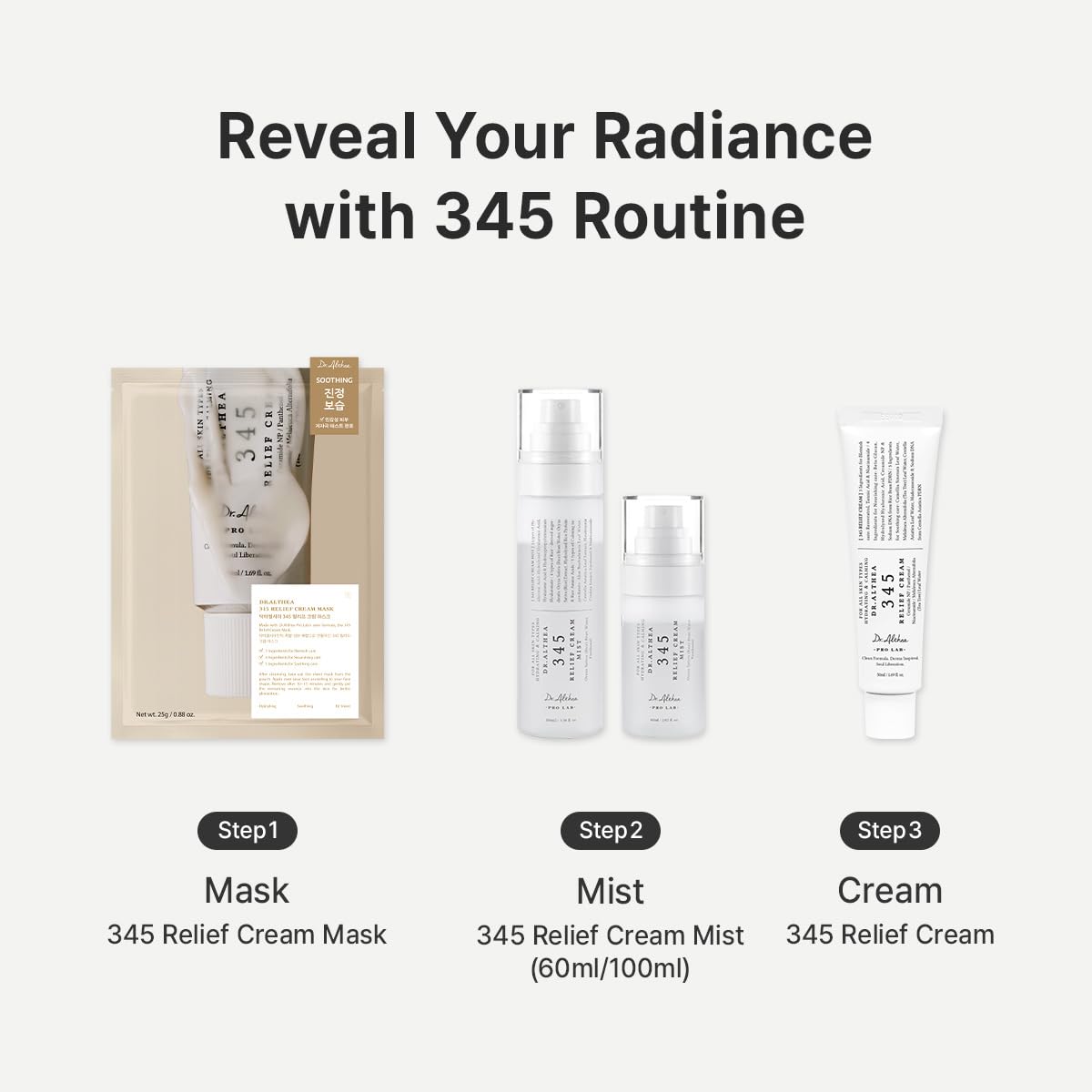 Dr.Althea 345 Relief Cream | Daily Face Moisturizer for Soothing Recovery and Blemish Care with PDRN & Niacinamide | Korean Vegan Skincare for All Skin Types, 1.69 Fl Oz (Ver.2 - Pack of 1) - Image 7