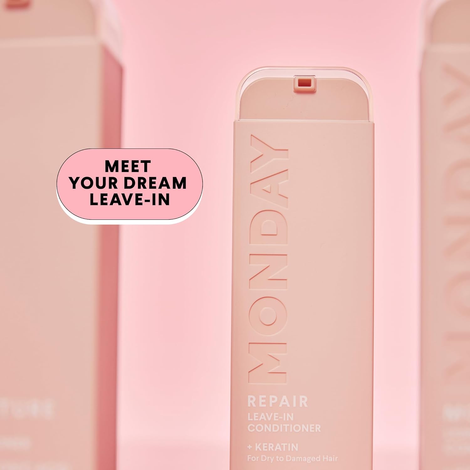 MONDAY HAIRCARE MOISTURE Leave in Conditioner with Hyaluronic Acid, Jojoba & Almond Oil, Shea Butter& Wheat Protein for Dry & Dull Hair 150mL - Image 8