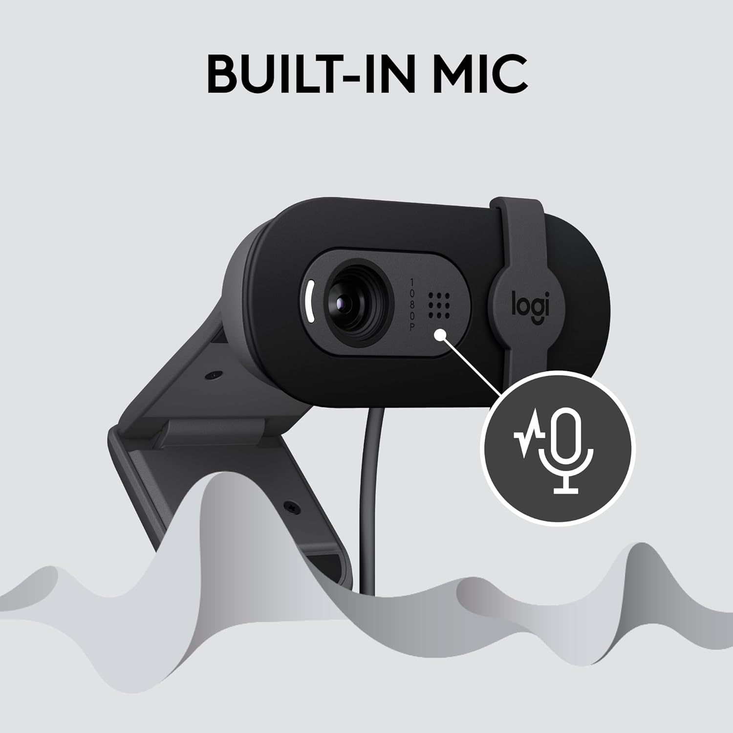Logitech Brio 101 Full HD 1080p Webcam for Meetings, Streaming, Desktop, Laptop, PC - Built-in Mic, Shutter, Works with Zoom, Microsoft Teams, Nintendo Switch 2’s new GameChat Mode, USB-A,-Black - Image 5
