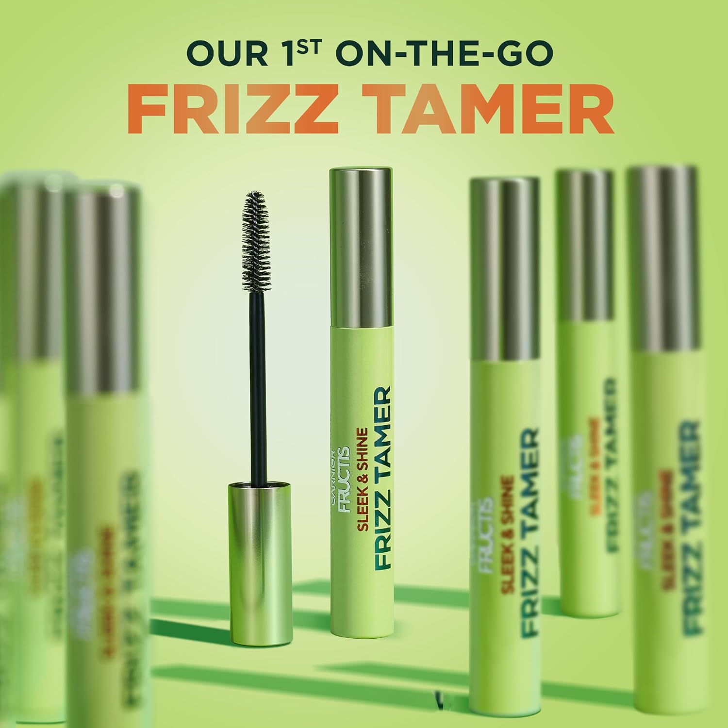 Garnier Fructis Sleek & Shine Frizz Tamer Slicking Hair Serum Wand for Frizz and Flyaways, 0.27 Fl Oz - Image 8