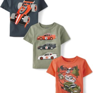 The Children’s Place Baby Boys’ Graphic T-Shirts (3-Pack)