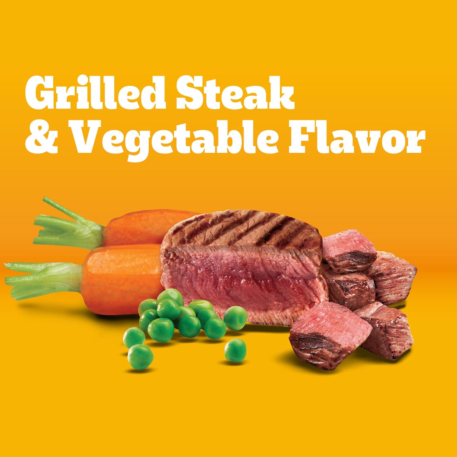 Pedigree Dry Dog Food for Adult Small Dogs, Grilled Steak and Vegetable Flavor, 14 lb. Bag - Image 4