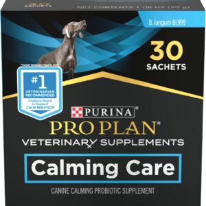 Purina Pro Plan Veterinary Supplements Calming Care – Calming Dog Supplements – 30 ct. Boxes