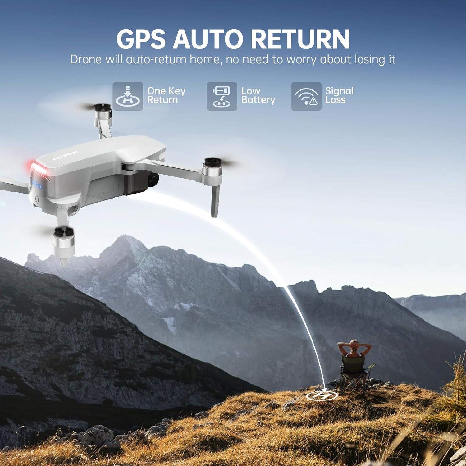 Drones with Camera for Adults 4K, Foldable Beginner Drone with Brushless Motor, Auto Follow, Tap Fly, Circle Fly, One Key Start, Under 249g - Image 5