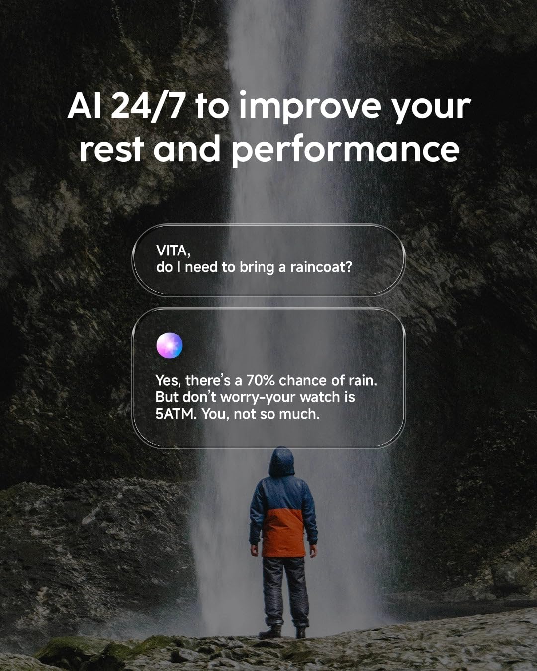Cubitt VIVA Pro 2 Smartwatch, 1.85” AMOLED HD, Built-In GPS, Offline Maps, Barometer, Compass, VITA AI, AI Coach, Readiness & Sleep Scores, 100+ Sports Modes, 5ATM, 10-Day Battery - Image 6