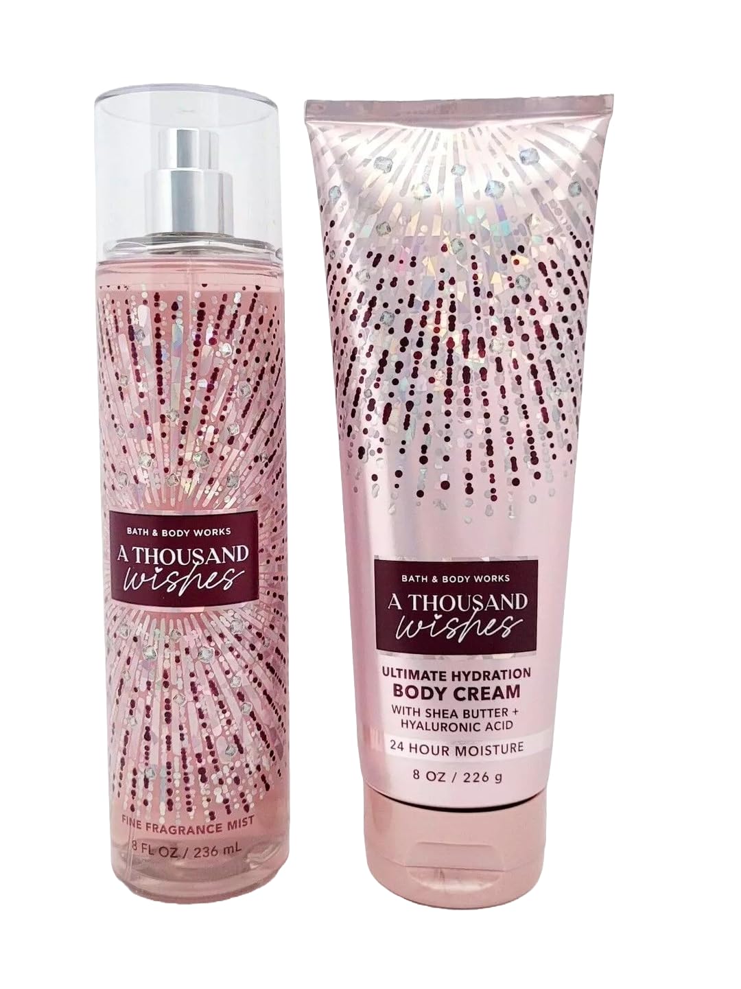 Bath & Body Works - Signature Collection - A Thousand Wishes- Gift Set- Fine Fragrance Mist & Ultra Shea Body Cream by Bath & Body Works - Image 2