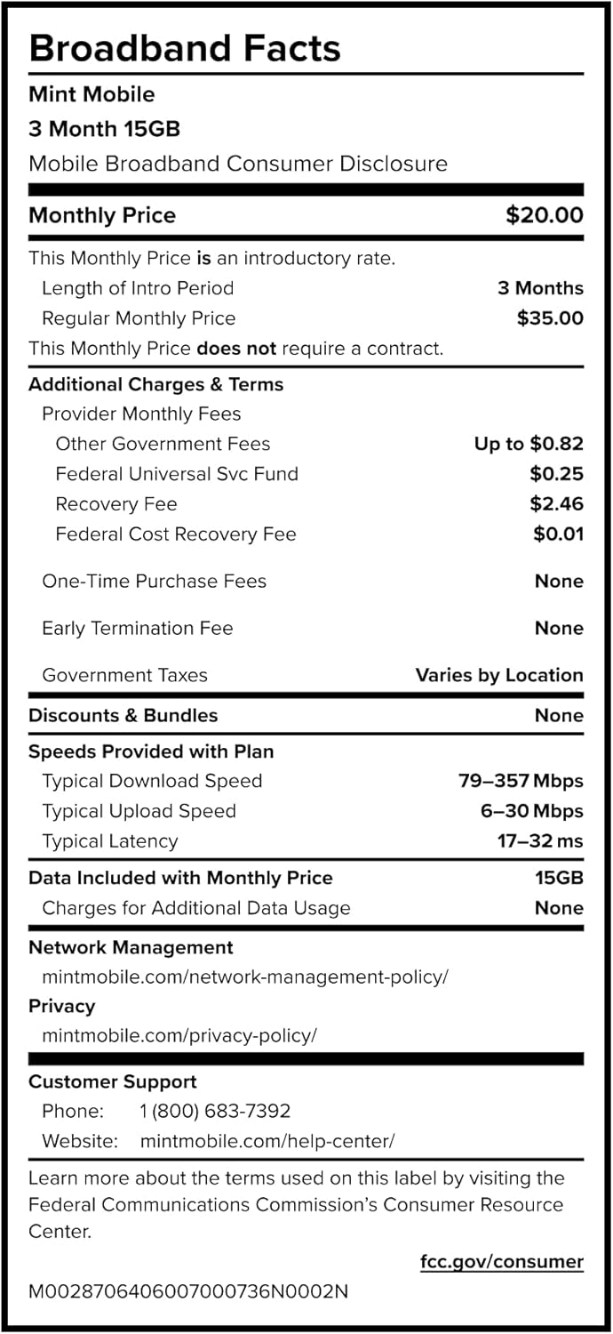 $20/mo. Mint Mobile Phone Plan with 15GB of 5G-4G LTE Data + Unlimited Talk & Text for 3 Months - Image 5